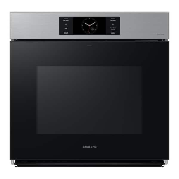 Samsung Bespoke 30" Single Wall Oven with AI Pro Cooking Camera in Stainless Steel