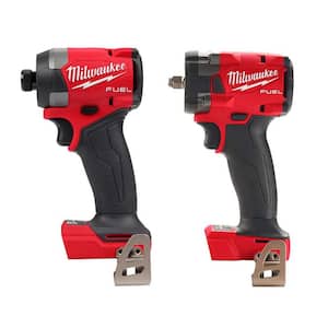 M18 FUEL 18-Volt Li-Ion Brushless Cordless 1/4 in. Hex Impact Driver & 3/8 in. Compact Impact Wrench with Friction Ring