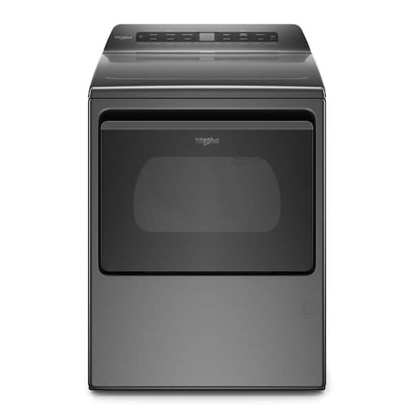 Whirlpool 7.4 cu. ft. 120-Volt Smart Chrome Shadow Gas Vented Dryer with Accudry System