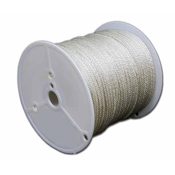 T.W. Evans Cordage 3/32 in. x 1000 ft. Solid Braid Polyester Rope
