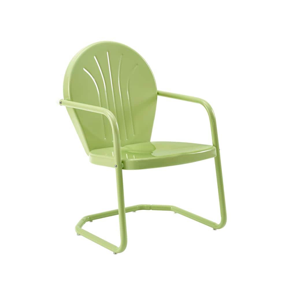 Key Lime Retro Metal Outdoor Lounge Chair