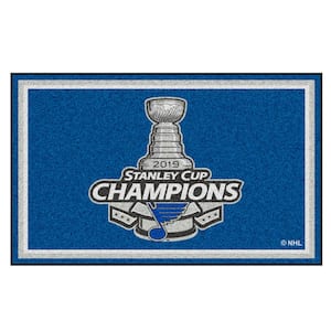 St. Louis Blues 2019 Stanley Cup Champions 5ft. x 8 ft. Plush Area Rug