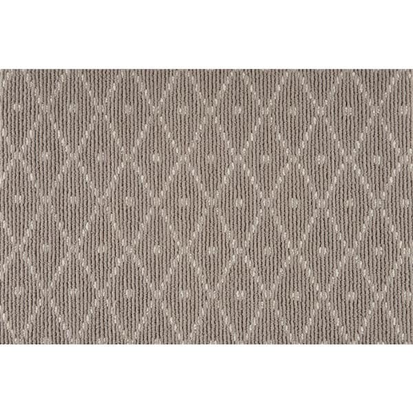 Merino Diamond Dot Sparrow Custom Area Rug with Pad