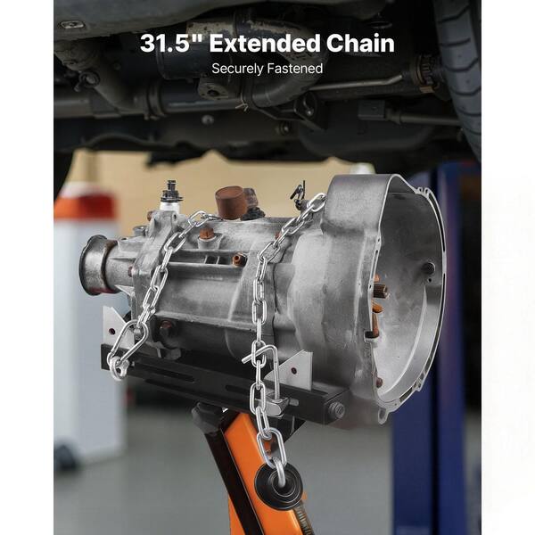 Transmission Jack Adapter, 1100 lbs. / 0.5 Ton Capacity Automotive Lift Attachment, Durable Steel Construction