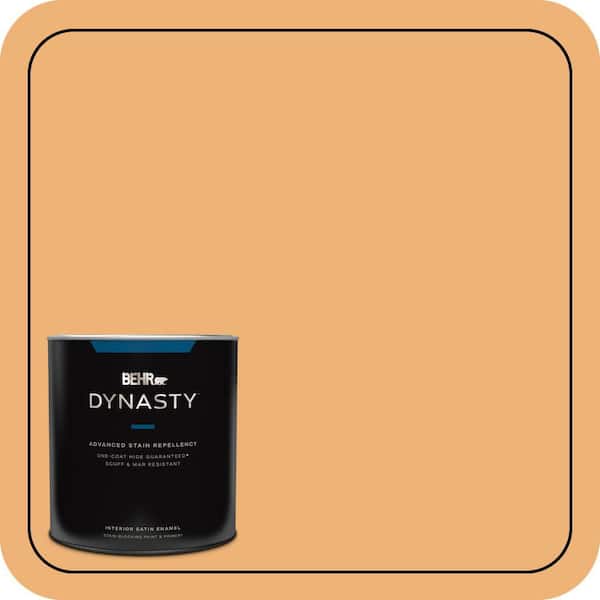 BEHR DYNASTY 1 qt. #290D-4 Arizona Satin Enamel Interior Stain-Blocking Paint and Primer