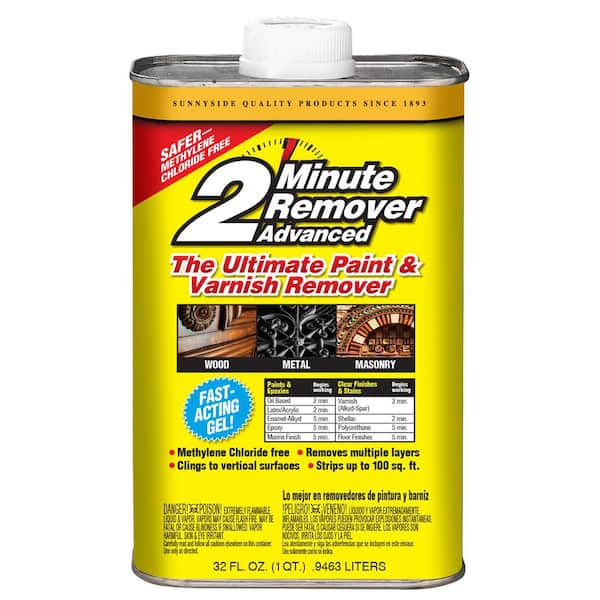 1 qt Sunnyside 63432 2 Minute Advanced Remover Paint and Varnish Remover Gel