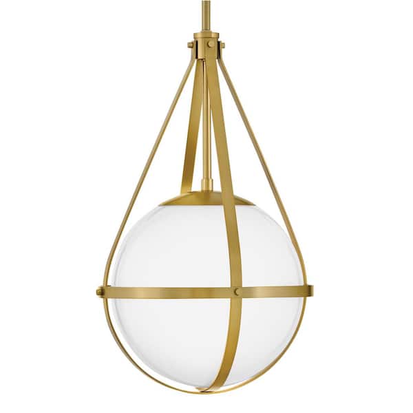 LARK - Colby 1-Light Lacquered Brass Pendant Light