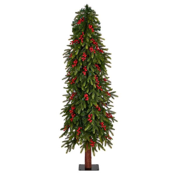 5' Vermont Spruce Tree with 250 Color Changing (Multifunction and Remote  Control) LED Lights