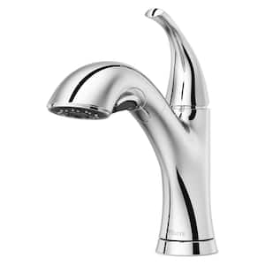 Wray Single-Handle Pull-Out Sprayer Kitchen Faucet in Polished Chrome