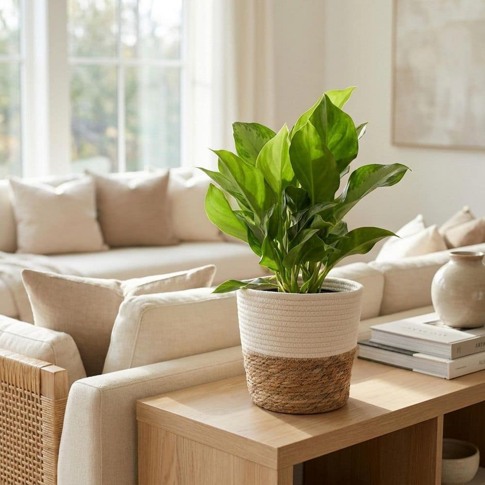 1.9 Gal. Aglaonema Silver Bay Chinese Evergreen Plant in 9.25 in. Designer Pot price history on PriceWatchPro