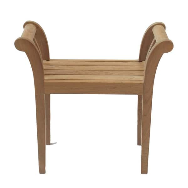 ARB Teak and Specialties 26.50 Empire Backless Shower Bench or Stool with Handles