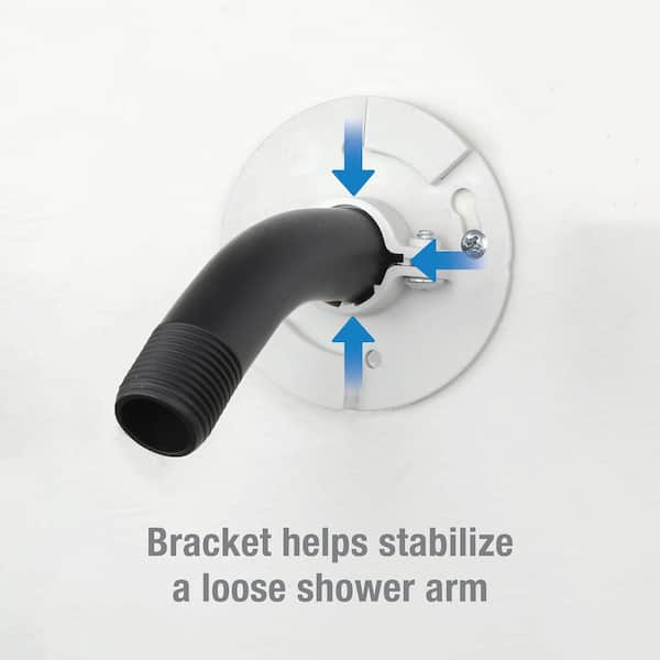 DANCO - Shower Arm Bracket Stabilizer in Matte Black