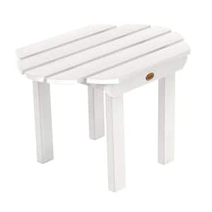 Classic Westport White Recycled Plastic Outdoor Side Table