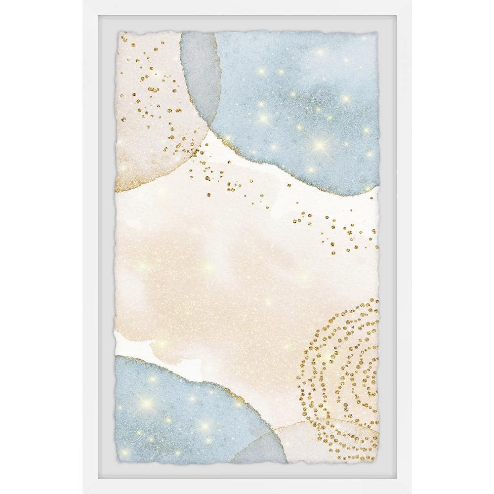 Golden Ashes by Marmont Hill Framed Abstract Art Print 45 in. x 30 in.