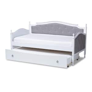 Marlie White Twin Trundle Daybed