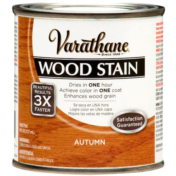 Varathane 8 oz. Autumn Premium Fast Dry Interior Wood Stain 266204 The Home Depot