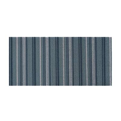 Nautica Blue Stripe 17.5 in. x 30 in. PVC Door Mat NAD016824 - The Home  Depot