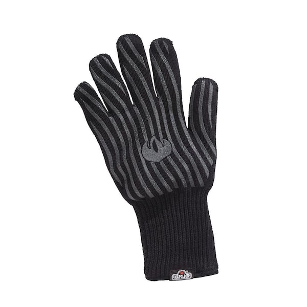 Heat Resistant Black and Grey Grilling Glove
