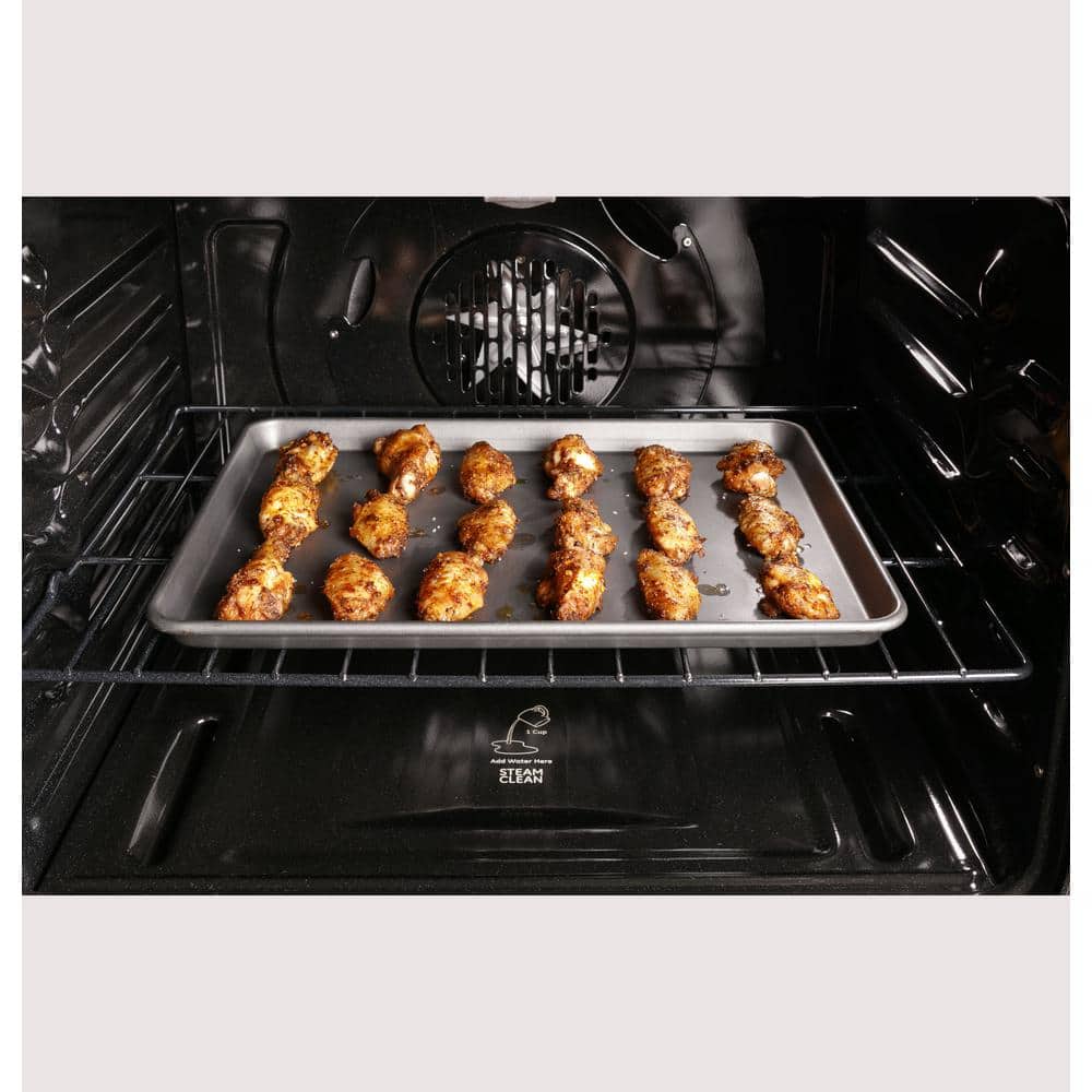 GE Profile 30" Stainless Steel Smart Gas Range with Griddle