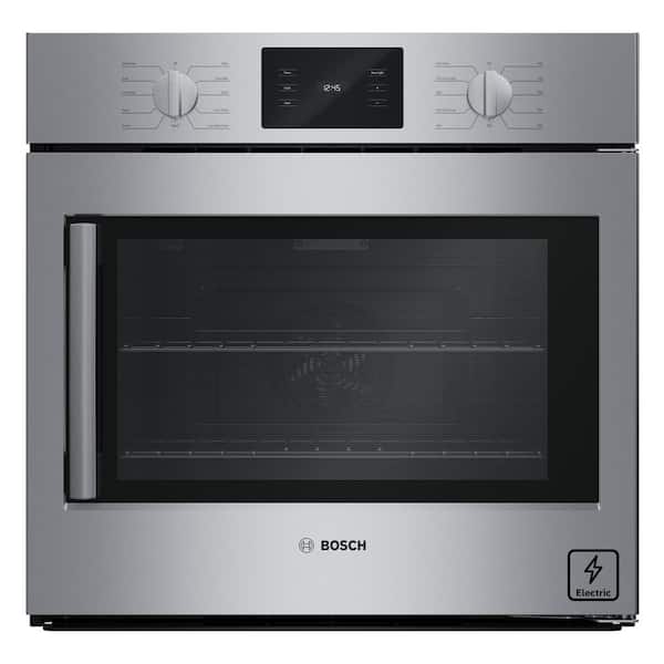 500 Series 30 in. Single Electric Wall Oven with European Convection and Self Cleaning in Stainless Steel, Right Opening