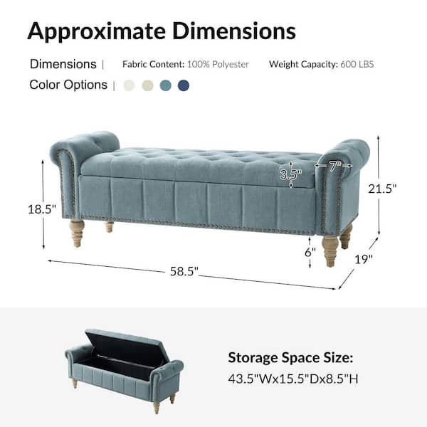 BENさま専用 Kanwyn Whitewash King Panel Bed with Storage Bench – Luna