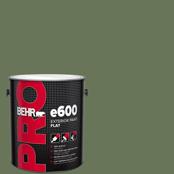 BEHR PRO 1 gal. #PPU10-01 Scallion Flat Exterior Paint