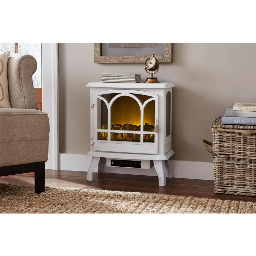 Hampton Bay Legion 1,000 sq. ft. Panoramic Electric Stove in White  EST-420-50-Y - The Home Depot