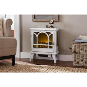 Legion 1,000 sq. ft. Panoramic Electric Stove in White