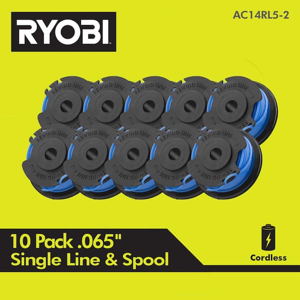 RYOBI 0.065 in. Replacement Auto Feed Line Spools (10-Pack