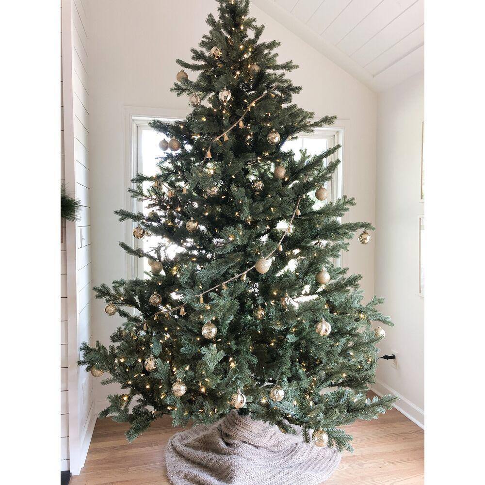 7.5-Ft White Foxtail Pine Artificial Christmas Tree with Smart Lights
