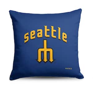 MLB Mariners City Connect Printed Polyester Throw Pillow 18 X 18