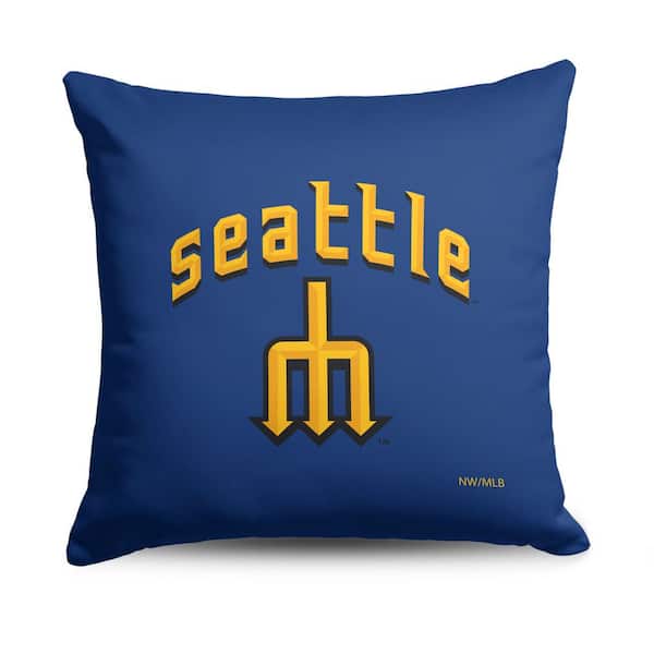 THE NORTHWEST GROUP MLB Mariners City Connect Printed Polyester Throw Pillow 18 X 18