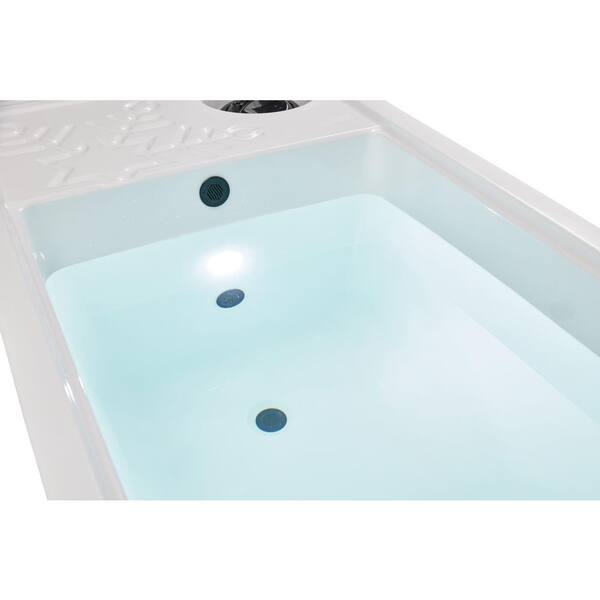 SIERRA SPAS - Cold Plunge All in 1 Person 79 in. 1/2 Hp Chiller 110V Plug and Play with Cover