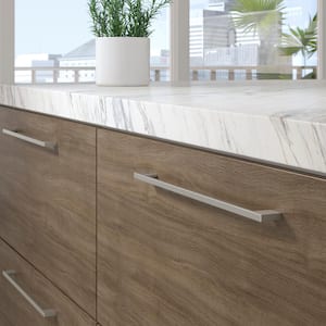 Armadale Collection 12 5/8 in. (320 mm) Brushed Nickel Modern Rectangular Cabinet Bar Pull