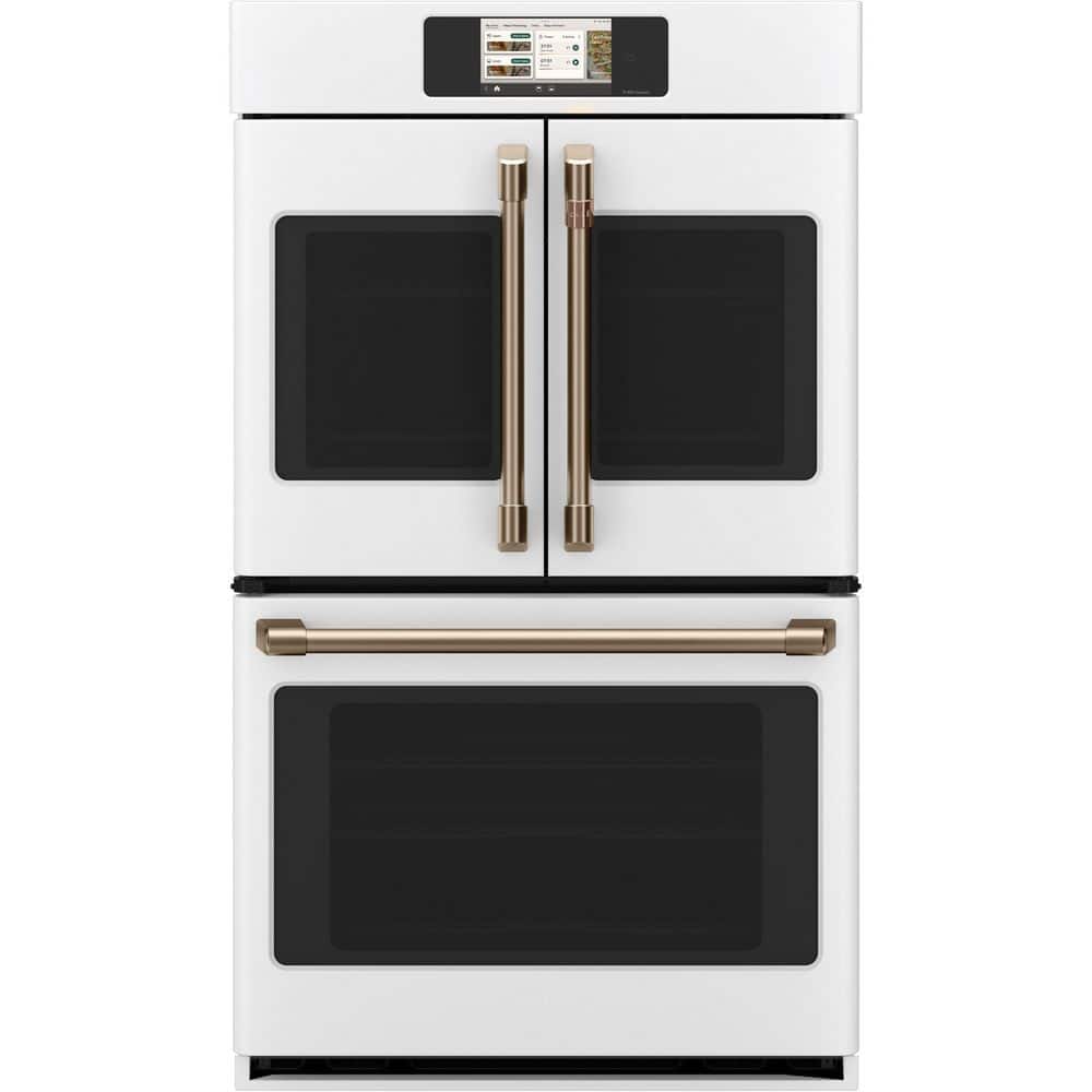 Cafe Professional Series 30 in. Smart Built-In Convection Double Wall Oven with French-Doors in Matte White price history on PriceWatchPro