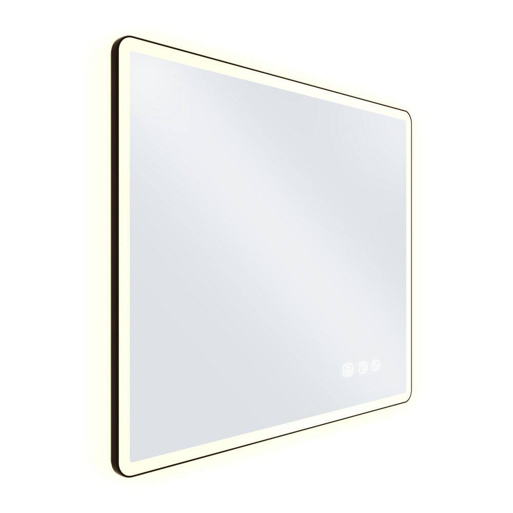 48 in. W x 40 in. H Rectangular Framed Anti-Fog Wall Bathroom Vanity LED Mirror with Backlit and Front Light price history on PriceWatchPro