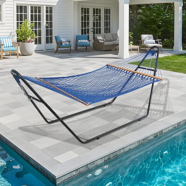 Lazy Daze Hammocks 141 x 57 in. Hand Woven Cotton Hammock, 12FT