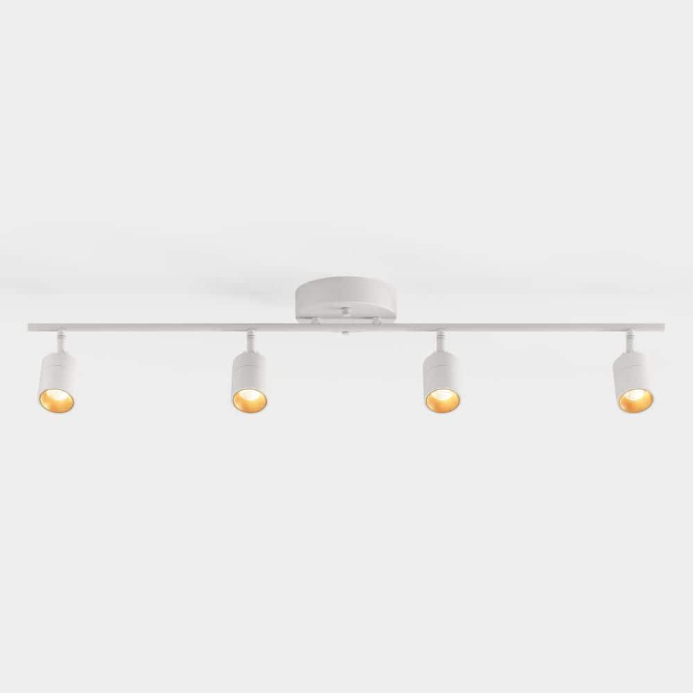 Vidalite Shura 4-Light White Integrated LED Track Light with