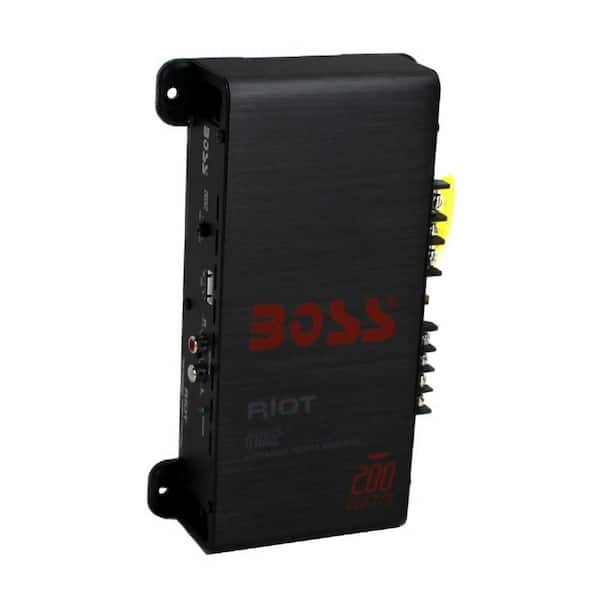 200-Watt 2-Channel Riot Car Audio High Power Amplifier Amp 200 ...