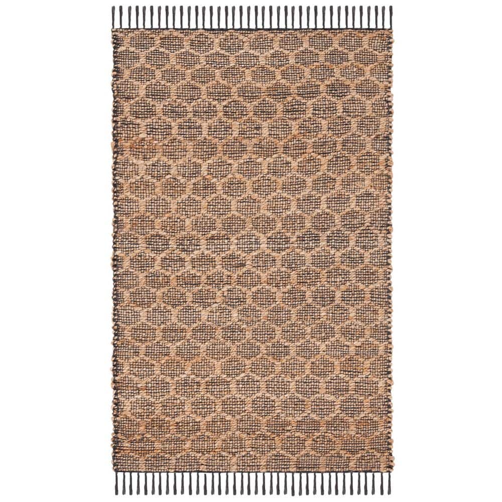 Cape Cod 3 ft. x 5 ft. Charcoal/Natural Trellis Lattice Area Rug price history on PriceWatchPro