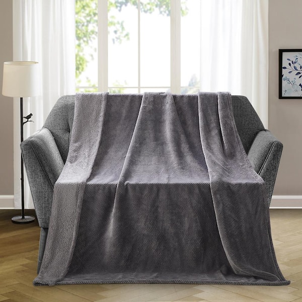 Thesis Gray Oversized 50x70 Throw Blanket