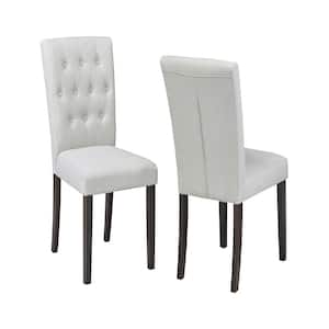 Sorrento Beige Fabric Dining Chair Set of 2