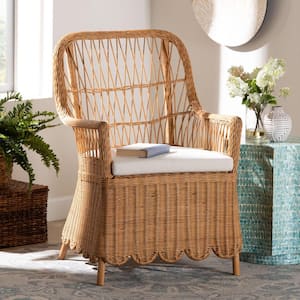 Teresa Light Honey Rattan Arm Chair