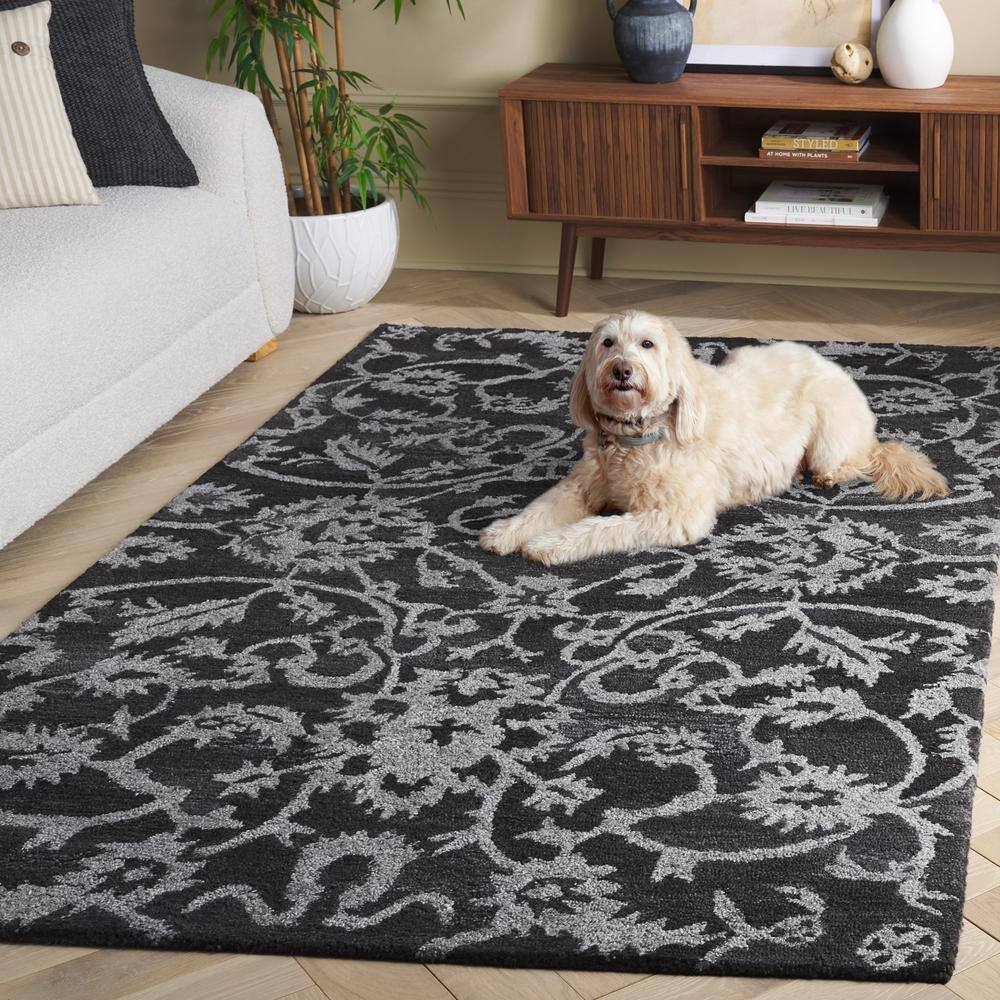 Anatolia Gray Hand Tufted Wool 8' x 10' Area Rug