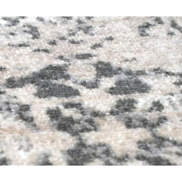 Rugs America Harlow Dove White 2'6"x4' Vintage Area Rug