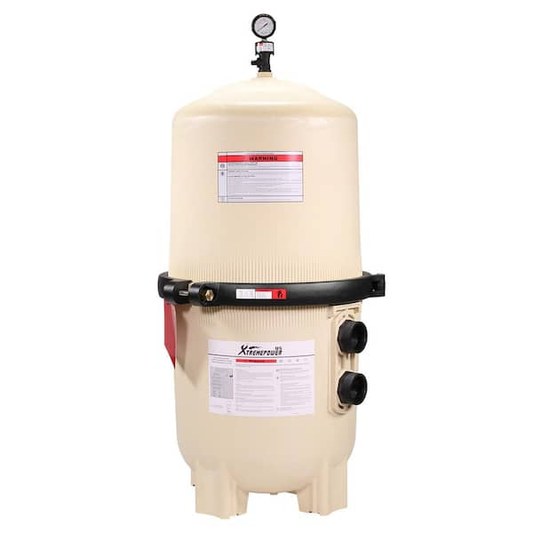 62 sq. ft. DE in Ground Pool Filter Beige Color