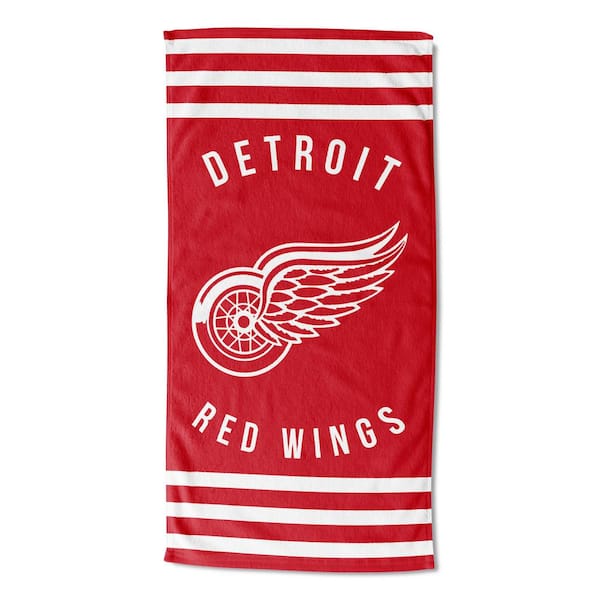 THE NORTHWEST GROUP Red Wings Stripes Multi Colored Beach Towel
