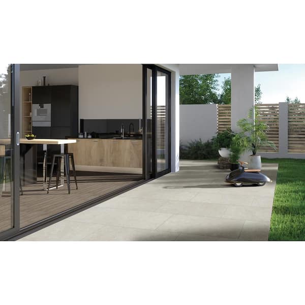 MSI Living Style Pearl 2 cm x 18 in. x 36 in. Matte Porcelain Stone Look Paver (216 sq. ft./Pallet)