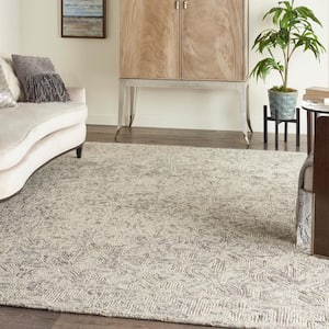 Vail Beige/Grey 8 ft. x 10 ft. Contemporary Area Rug
