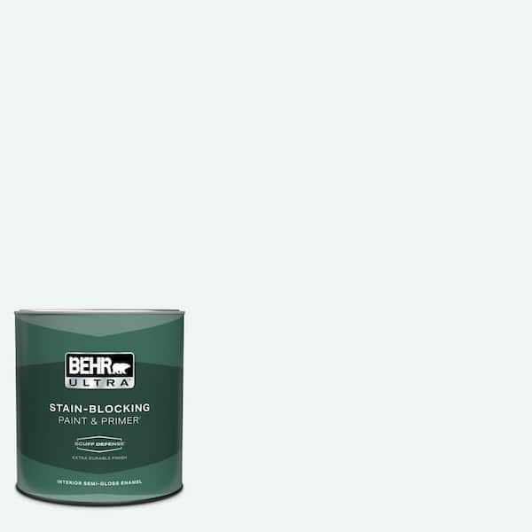 BEHR ULTRA 1 qt. #T13-14 Heavy Sugar Extra Durable Semi-Gloss Enamel Interior Paint & Primer